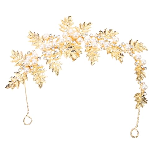 TOYZFRIENDY Vintage Hochzeits Stirnband mit Design Perlen und Strass Eleganter Brautschmuck für Damen Einzigartiges Haar Accessoire für Festliche Anlässe und Besondere Looks von TOYZFRIENDY