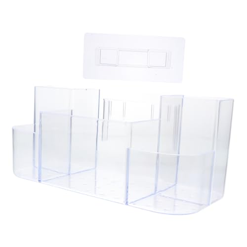TOYZFRIENDY Wandmontierter Kosmetik-organizer Bad Make-up Box Selbstklebende Transparente Aufbewahrungsbox Für Duschlotionflaschen Gesichtspflegeprodukte Und Dekoartikel TOYZFRIENDY Wandmontierter Kosmetik-organizer Bad Make-up Box Selbstklebende Transparente Aufbewahrungsbox Für Duschlotionflaschen Gesichtspflegeprodukte Und Dekoartikel von TOYZFRIENDY