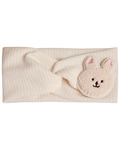 TOZBLEU Elastisches Baby Stirnband,Baumwoll-Stirnbänder für Kinder,Babyschmuck,Kreuz-Stirnband,Stirnbänder für Mädchen,Stirnbänder Baby Mädchen Baby-Stirnband mit Hasenmuster von TOZBLEU