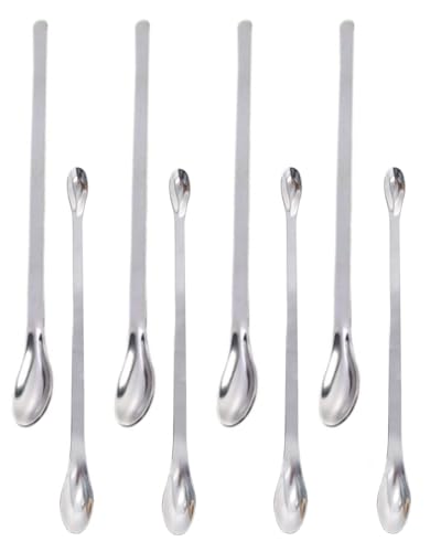 TOZBLEU Laborlöffel,8 pcs Labor, Silber Löffel Edelstahl Wiederverwendbarer Labor Probenahme Löffel,für Pulver, Gel, Salben, Kosmetik Lotion,20cm Lang TOZBLEU Laborlöffel,8 pcs Labor, Silber Löffel Edelstahl Wiederverwendbarer Labor Probenahme Löffel,für Pulver, Gel, Salben, Kosmetik Lotion,20cm Lang von TOZBLEU