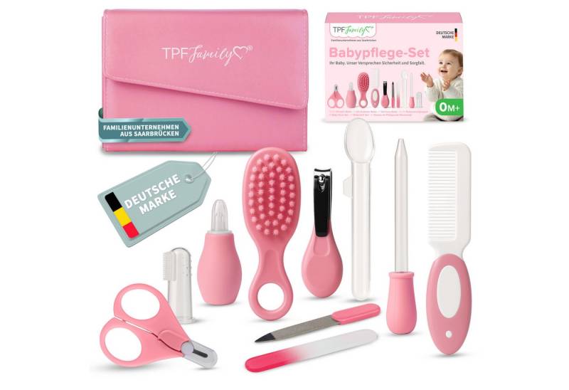 TPFFamily Babypflege-Set Neugeborene inkl. aller Pflegeartikel, 10 tlg., 10-tlg. Erstausstattung fürs Baby - Schönes Geschenkset zur Geburt TPFFamily Babypflege-Set Neugeborene inkl. aller Pflegeartikel, 10 tlg., 10-tlg. Erstausstattung fürs Baby - Schönes Geschenkset zur Geburt von TPFFamily