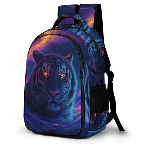 Rucksack Jugendliche Mädchen Tiger Lässige Schulranzen Jungen Schulranzen Mädchen 1. Klasse Tier Leichter Reise Outdoor Freizeit von TPISLI