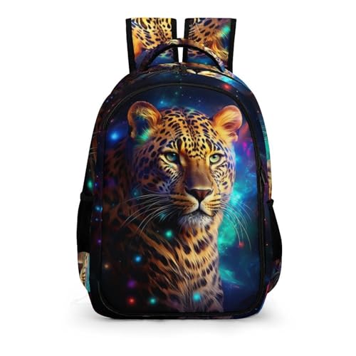 TPISLI Kinder Rucksack Gepard Rucksack Für Kinder Von 10 Bis 11 Jahren Schulranzen Mädchen 1. Klasse Tier Leopard Leichter Reise Outdoor Freizeit von TPISLI