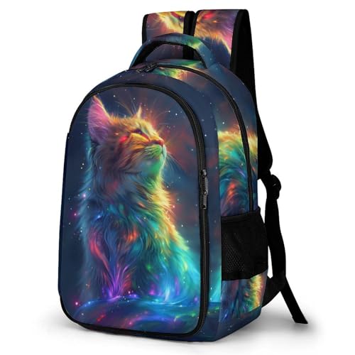 TPISLI Ranzen Mädchen 5 Klasse Katze Rucksack Für Kinder Von 10 Bis 11 Jahren Schulranzen 1 Klasse Tier Leichter Reise Outdoor Freizeit von TPISLI