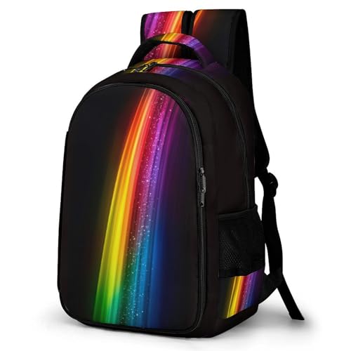 TPISLI Ranzen Mädchen 5 Klasse Regenbogen Rucksack Für Kinder Von 10 Bis 11 Jahren Schulrucksack Kinder Bunte Leichter Reise Outdoor Freizeit von TPISLI