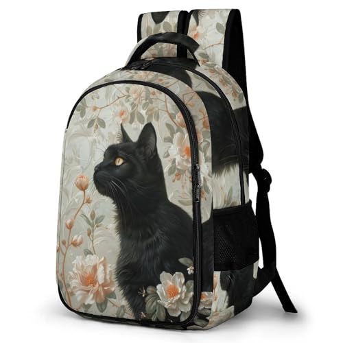TPISLI Ranzen Mädchen 5 Klasseranzen Katze Rucksack Für Kinder Von 10 Bis 11 Jahren Schulrucksack Kreativ Leichter Reise Outdoor Freizeit von TPISLI