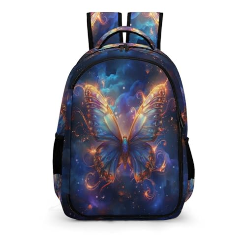 TPISLI Ranzen Mädchen 5 Klasseranzen Schmetterling Rucksack Für Kinder Von 10 Bis 11 Jahren Kinderrucksack Leichter Reise Outdoor Freizeit von TPISLI