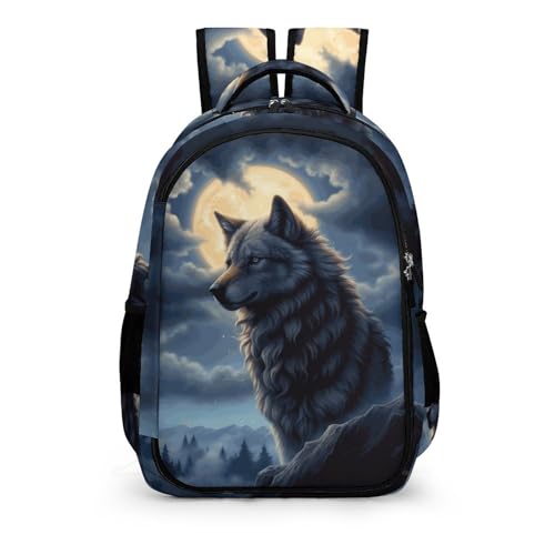 TPISLI Ranzen Mädchen 5 Klasseranzen Tier Wolf Kinder Ranzen 3. Klasse Für Jungs Schulranzen 1 Klasse Wölfe Wolf Leichter Reise Outdoor Freizeit von TPISLI