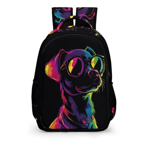 TPISLI Rucksack Jugendliche Mädchen Hund Rucksack Für Kinder Von 10 Bis 11 Jahren Tier Welpen Schulrucksack Leichter Reise Outdoor Freizeit von TPISLI