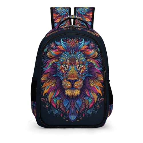 TPISLI Rucksack Jugendliche Mädchen König der Löwen Rucksack Für Kinder Von 10 Bis 11 Jahren Tier Schulrucksack Leichter Reise Outdoor Freizeit von TPISLI