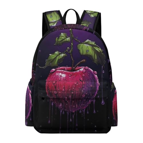 TPISLI Rucksack Jugendliche Mädchen Obst Rucksack Für Kinder Von 10 Bis 11 Jahren Obst-Thema Ranzen 5 Klasse Leichter Reise Outdoor Freizeit von TPISLI