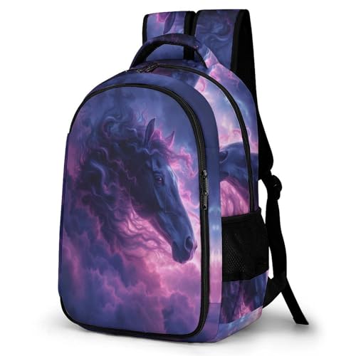 TPISLI Rucksack Pferd Schultasche Rucksack Für Kinder Von 10 Bis 11 Jahren Schulrucksack Mädchen Tier Leichter Reise Outdoor Freizeit von TPISLI