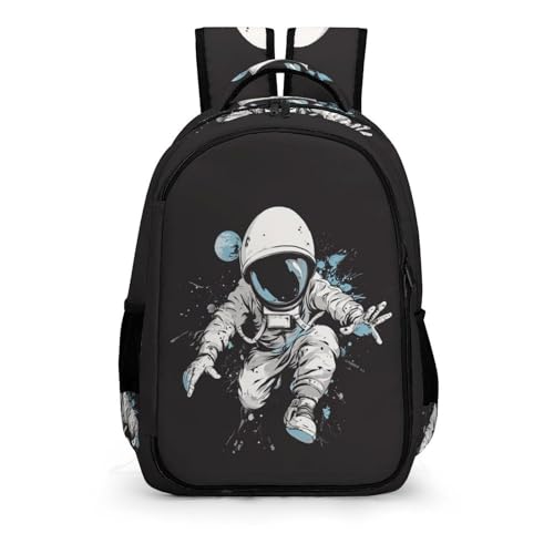 TPISLI Rucksack Wasserdicht Astronaut Kinder Ranzen 3. Klasse Für Jungs Schulranzen Mädchen 1. Klasse Cosmic Weltraum Leichter Reise Outdoor Freizeit von TPISLI