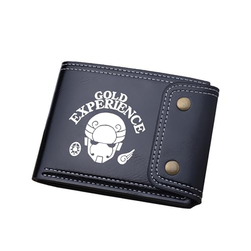 TPSTBAY Anime Kurze Brieftaschen Cartoon ID Kartenhalter Öl Wachs Pu Leder Münzen Geldbörsen Männer Schwarz Geld Kupplung Taschen, Schwarz, big, Stil 10 von TPSTBAY