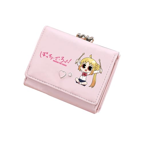 TPSTBAY Rock Mädchen Kawaii kurze Geldbörsen PU-Leder Münzen Geldbörse Cartoon Ausweishalter niedliche rosa Kleingeldtaschen kleine Clutch, Pink, Small, Stil 1 von TPSTBAY