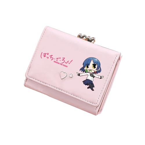 TPSTBAY Rock Mädchen Kawaii kurze Geldbörsen PU-Leder Münzen Geldbörse Cartoon Ausweishalter niedliche rosa Kleingeldtaschen kleine Clutch, Pink, Small, Stil 2 von TPSTBAY