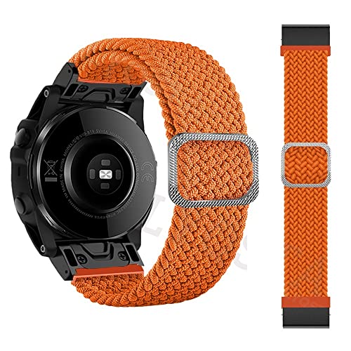 TPUOTI 22/26 mm Uhrenarmband für Garmin Fenix 6 6X Pro 5 5X Plus 3HR 935 Smart Watch Loop Nylonband Fenix 7X 7 Quick Easyfit Handgelenkbänder, 26mm Descent Mk2 MK1, Achat von TPUOTI