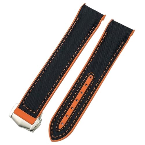 TPUOTI Uhrenarmband für Omega Seamaster 300 Planet Ocean AT150, 21 mm, 22 mm, gebogenes Ende, blau-rotes Gewebe, hochdichtes Nylon-Gummi-Armband, 19 mm, 20 mm, 21 mm, Achat TPUOTI Uhrenarmband für Omega Seamaster 300 Planet Ocean AT150, 21 mm, 22 mm, gebogenes Ende, blau-rotes Gewebe, hochdichtes Nylon-Gummi-Armband, 19 mm, 20 mm, 21 mm, Achat von TPUOTI