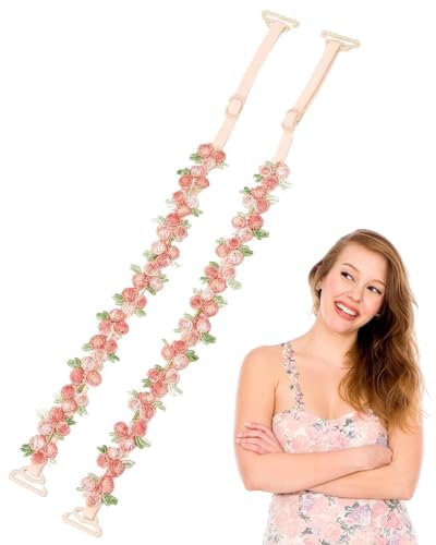 TPZORJX 1 paar bh träger,Verstellbare Elastischer BH Träger Mit Spitze Und Blumenmuster, Spitzen-Schulterträger,Abnehmbare Dekorative BH Träger Für Damen Unterwäsche, Perfekt Für Jedes Outfit TPZORJX 1 paar bh träger,Verstellbare Elastischer BH Träger Mit Spitze Und Blumenmuster, Spitzen-Schulterträger,Abnehmbare Dekorative BH Träger Für Damen Unterwäsche, Perfekt Für Jedes Outfit von TPZORJX
