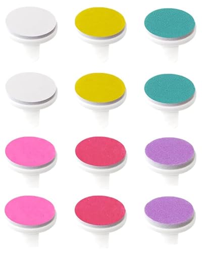 TPZORJX 12 Stücke Baby Nagelfeile Elektrisch Nagel-Trimmer-Pads Professionelle Elektrische Nagelfeile Schleifköpfe Zubehör Ersatz Schleifköpfe Baby-Nagel-Trimmer-Ersatz-Pads von TPZORJX