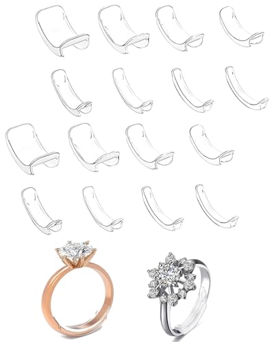 TPZORJX 16pcs ringverkleinerer unsichtbar,ring verkleinerung,Ringverkleinerer Unsichtbar,Unsichtbarer Ringgrößenversteller für lose Ringe,Transparent Ringgrößenversteller passend für Männer und Frauen TPZORJX 16pcs ringverkleinerer unsichtbar,ring verkleinerung,Ringverkleinerer Unsichtbar,Unsichtbarer Ringgrößenversteller für lose Ringe,Transparent Ringgrößenversteller passend für Männer und Frauen von TPZORJX