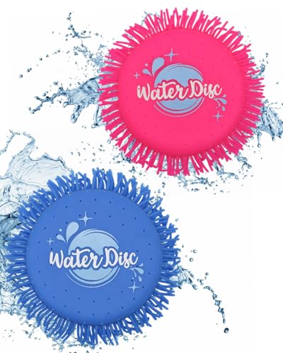 TPZORJX 2PCS Wasser Frisbee Kinder,Soft Frisbee,Wasser Frisbee Splash,Wasser Wurfscheibe aus Schaumstoff und Silikon,Wurfscheibe Wasserspielzeug,Extra Soft in knalligen Farben für den Somme von TPZORJX
