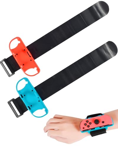 TPZORJX Armbänder für Just Dance 2025 2024 2023 2022 2021,Verstellbarer Elastischer Gurt Für Controller Für Switch Für Kinder Und Erwachsenearmbänder,Verbessert dein Spielerlebnis(2pcs) von TPZORJX