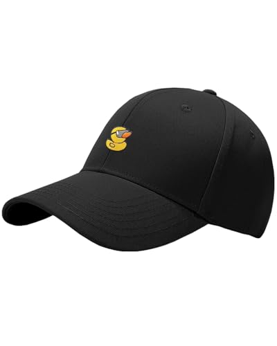 TPZORJX Baseball Cap Herren Damen Unisex Kappe Verstellbar Baseboard Baseballkappe Mütze Outdoor Stylische Unisex-Mütze für Freizeit und Outdoor-Aktivitäten, Schwarz von TPZORJX