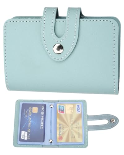 TPZORJX Fahrzeugschein Hülle, Card Wallet Ultradünne, KFZ Schein Unisex mit Kartenfächern, Kartenhülle Reisepasshülle für KFZ Fahrzeugschein, Ausweis, Karten PU，ausweismappe （(24 Kartenfächer)） von TPZORJX