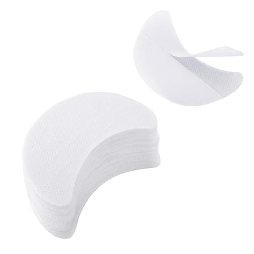 Lidschatten Protector Pads, 100 Stück Lidschatten Gel Pad Patches Lidschattenschild, Patches Lidschatten Schablonen, für Make-up Verwenden, zur Verhinderung von Wimpernverlängerung, Tönung von TQPUWT