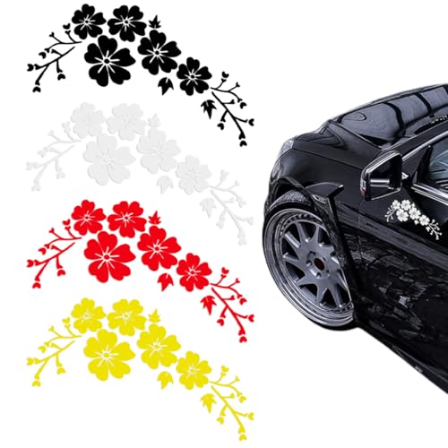 Motorrad Aufkleber, 4 Stück Motorrad Aufkleber für Auto oder Motorrad, Motorradhelm Aufkleber, Für Auto MotorräDer Fahrrad Skateboard Snowboard GepäCk Laptop Und Mehr Aufkleber von TQPUWT