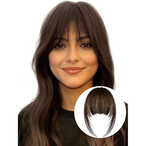 Clip-In-Pony, Fake-Pony, Clip-On-Pony, Faux-Pony, Clip-In-Haarverlängerungen Mit Haarteilen For Frauen Und Mädchen For Täglichen Tragen(Dark Brown) von TQQEPOOL