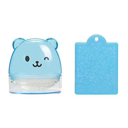 Bear Stamper mit Schaber Silikon Stamper Set French Tip Stempel Gelee Nägel Kunst Maniküre Werkzeug Bear Stamper mit Schaber Silikon Stamper Set French Tip Stempel Gelee Nägel Kunst Maniküre Werkzeug von TQUXNGA