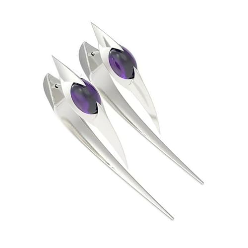 Edgy Punk Rock Spikes Ohrstecker Legierung Metall Ohr Gothic Schmuck für Männer Frauen Konzert Party Zubehör Trendy Spikes Ohr, Einheitsgröße, Wie beschrieben, Wie beschrieben von TQUXNGA