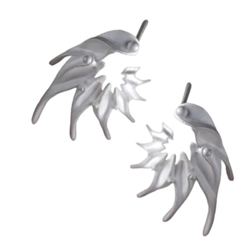 Funkelnde Ohrstecker mit Meeresmotiven, modische Ohrstecker, Statement-Ohrringe, kreativer Ohrenschmuck für Frauen und Mädchen, Textur-Ohrringe von TQUXNGA