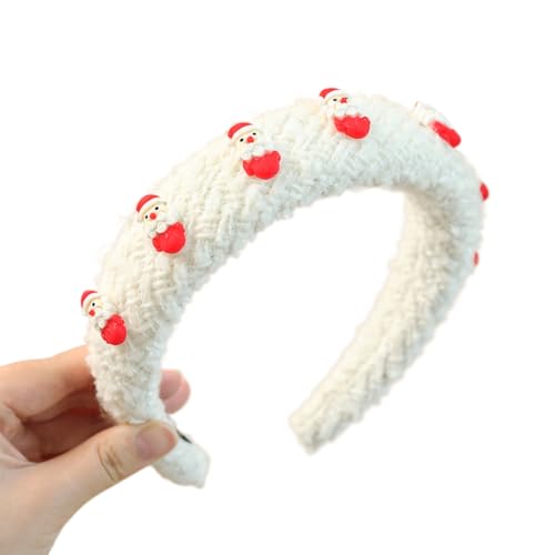 TQUXNGA Glitzerndes Weihnachts-Stirnband, Kopfbedeckung, Glitzer-Haarreifen für Weihnachten, Kopfschmuck, Kostümparty-Zubehör von TQUXNGA