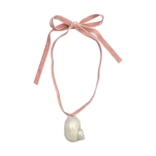 TQUXNGA Handgefertigte Muschel-Perlen-Halskette, verstellbar, Strandschmuck, leichte Schlüsselbeinkette für Frauen, Geschenke, Muschel-Halskette für den täglichen Gebrauch, Einheitsgröße, Wie von TQUXNGA