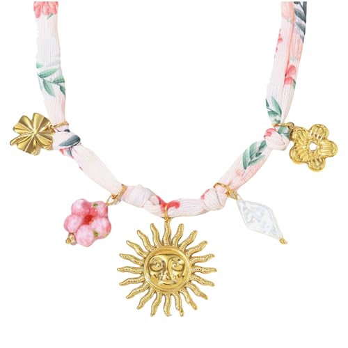 TQUXNGA Stilvolle Muschel-Halskette, trendiger Strandschmuck, Edelstahl-Schlüsselbeinkette für Freizeit und Party, leichter Schmuck für Damen, Einheitsgröße, Wie beschrieben, Wie beschrieben von TQUXNGA