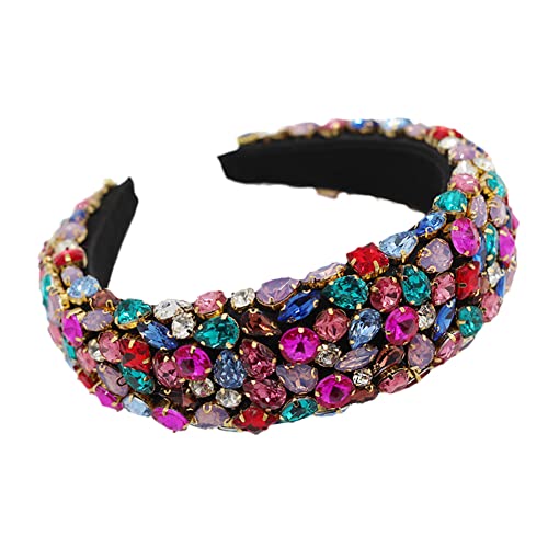 Barocke handgefertigte Perlen-Perlen-Edelstein-Retro-Haarbänder for Damen, Haarschleifen, Blumenkronen-Stirnbänder(15-Multi) von TQVLNMCR