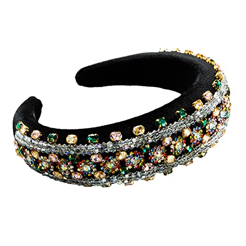 Barocke handgefertigte Perlen-Perlen-Edelstein-Retro-Haarbänder for Damen, Haarschleifen, Blumenkronen-Stirnbänder(9-Multi) von TQVLNMCR