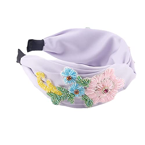 Funkelnde handgefertigte Barock-Kristall-gepolsterte Stirnbänder for Damen, Hochzeit, Strass-Haarbänder(9) von TQVLNMCR