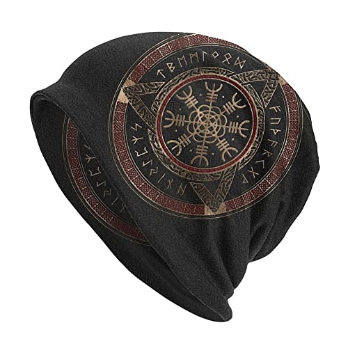 TQWSVUM Nordischer Mythos Wikinger Mütze Hut for Männer, Sommer Double Layer Slouchy Strumpf Cap Kopfbedeckung, Outdoor Erwachsene Vintage Mode Casual Cool Soft Thin Motorhaube TQWSVUM Nordischer Mythos Wikinger Mütze Hut for Männer, Sommer Double Layer Slouchy Strumpf Cap Kopfbedeckung, Outdoor Erwachsene Vintage Mode Casual Cool Soft Thin Motorhaube von TQWSVUM