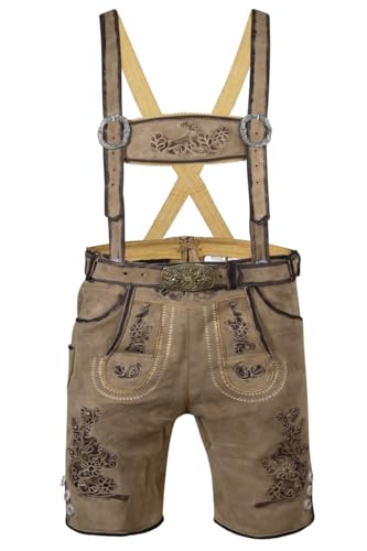 TR Martha Men's Costume Lederhosen with gurtel and Braces Size 48 to 60 (Grau, 60) TR Martha Men's Costume Lederhosen with gurtel and Braces Size 48 to 60 (Grau, 60) von TR Martha