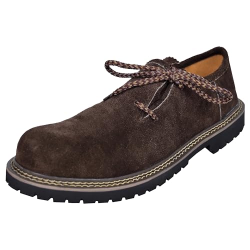 Trachtenschuh Haferlschuh Größen (47 EU, dukelbraun) von TR Martha
