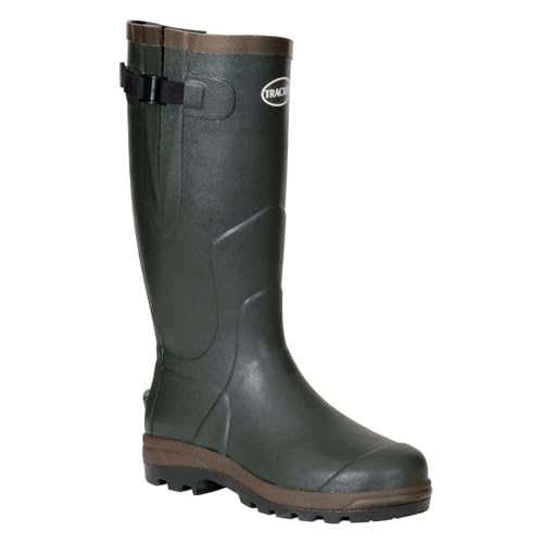 TRACKER Handmade Unisex Gummistiefel - Wasserdicht, Neoprenfutter bis -25°C, Selbstreinigende Naturkautschuk-Sohle, Winter- & Schneestiefel - Größe 44 EU von TRACKER