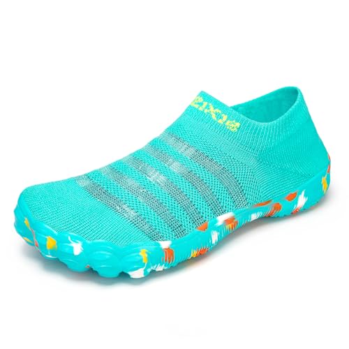TRAILBLITZ Barfußschuhe Damen Wasserschuhe,Weich Leicht Traillaufschuhe Fitnessschuhe mit rutschfest Sohle, Schnell Trocknend Badeschuhe,Eisgrün 41 TRAILBLITZ Barfußschuhe Damen Wasserschuhe,Weich Leicht Traillaufschuhe Fitnessschuhe mit rutschfest Sohle, Schnell Trocknend Badeschuhe,Eisgrün 41 von TRAILBLITZ