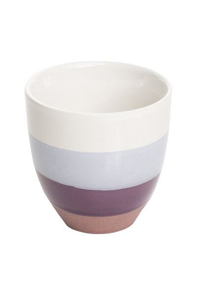 TRANQUILLO Becher Stripes, verschiedene Farben, 200 ml von TRANQUILLO