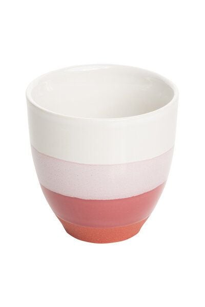 TRANQUILLO Becher Stripes, verschiedene Farben, 200 ml von TRANQUILLO