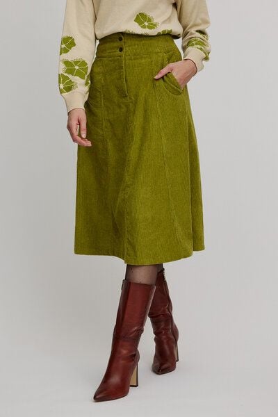 TRANQUILLO Cordrock aus Biobaumwolle (W25F81) von TRANQUILLO