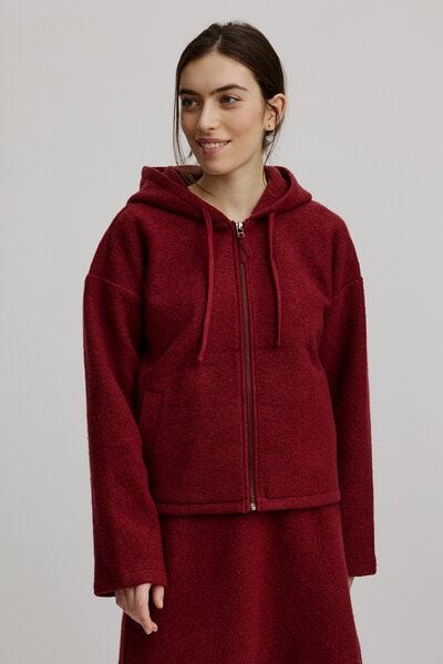 TRANQUILLO Gemütliche Jacke aus Walkwolle (W25A171) von TRANQUILLO